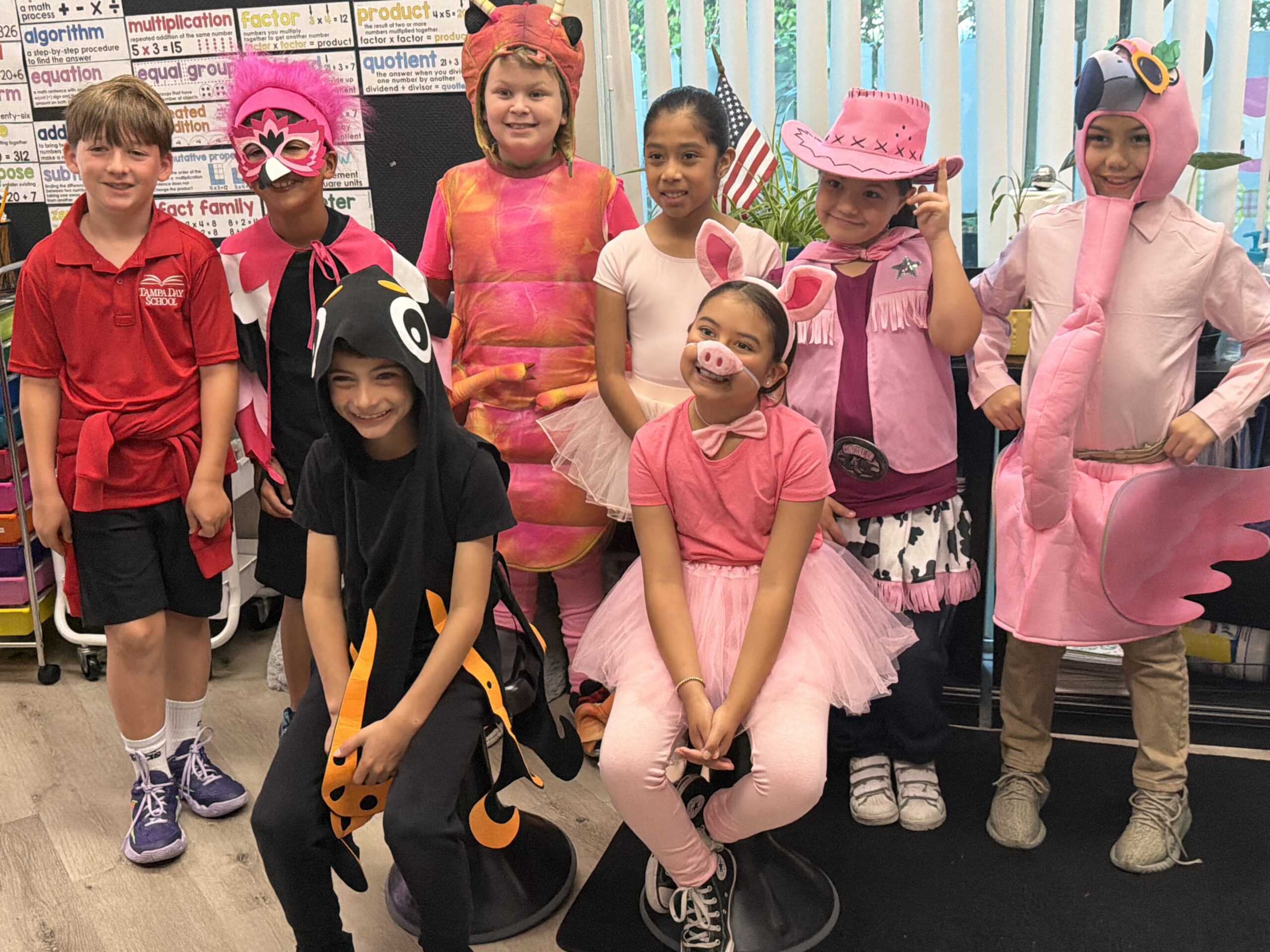 3rd Grade in Costumes for play